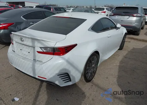 2017 Lexus Rc 200T z USA, uszkodzony, nr VIN JTHHA5BC6H5007519